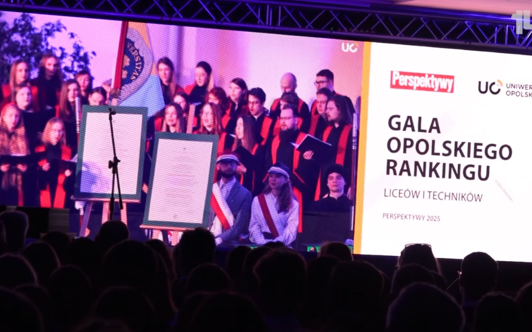 Najlepsze szkoły Opolszczyzny wyróżnione – gala wręczenia nagród dla liceów i techników